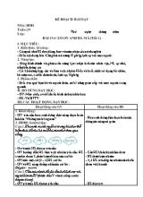 Giáo án môn Tiếng Việt Lớp 2 - Tuần 29 (Bộ sách Kết nối tri thức với cuộc sống)